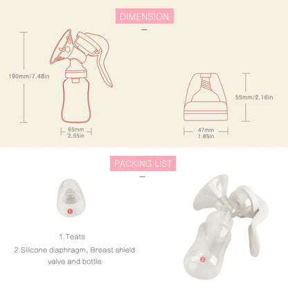 Breast Pump Manual Suction